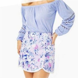 Lilly Pulitzer Patty Skort Lilac Trunks In The Air Size 2